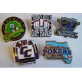 1" Die Struck Iron Soft Enamel Lapel Pin (Large Quantity)